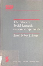 The Ethics of Social Research