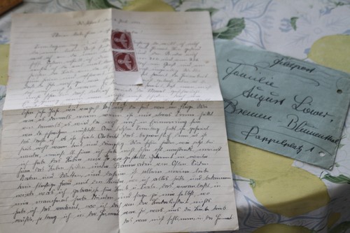 Feldpost brief zulassungsmarke - feldpost,