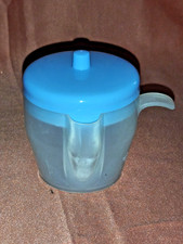 DDR Kult Zuckerdose Zuckerstreuer Zuckerspender Pneumant hellblauer Deckel