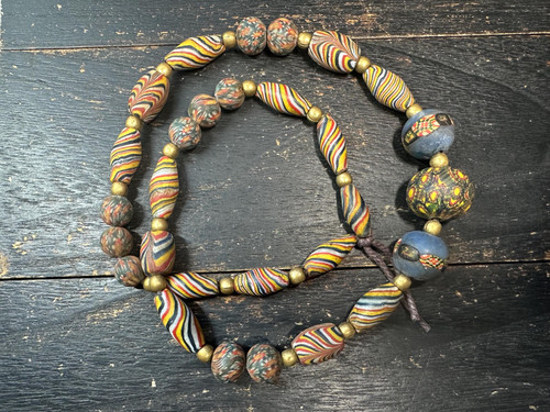 Afrikanische krobo glasperlen - afrikanische,