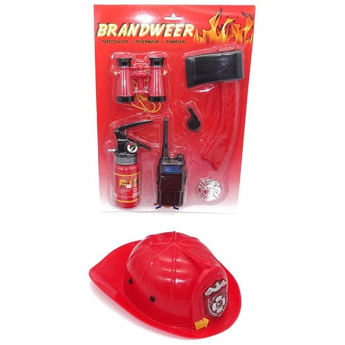 Kinder feuerwehrmann spiel - feuerwehrmann, spiel-set