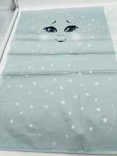 Stoff Panel Für Wolken Kissen Blau Augen Auf Kinder Deko Selber Nähen DIY Baumwo