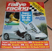 Rallye Racing 7/92 McLaran F1, Indianapolis, BMW 325i, Mercedes 600 CE, Carrera