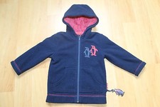 Sigikid Mantel Mäntelchen Mädchen Gr. 98 Pinguin dunkelblau gefüttert