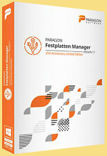 Paragon Festplatten Manager 17  für 3 PCs - 3 Tools / Dauerlizenz