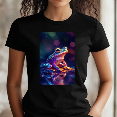 Frauen shirt neon - frauen, frosch