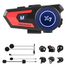 Bluetooth 5.0 Motorradhelm Headset Wireless Anruf Motorrad Kopfhörer IP67 CVC