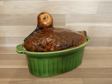 Terrine Pastetenform  Majolika