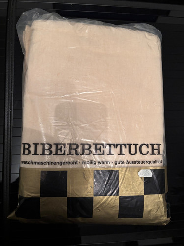 Biberbettuch stück größe - biberbettuch, 2