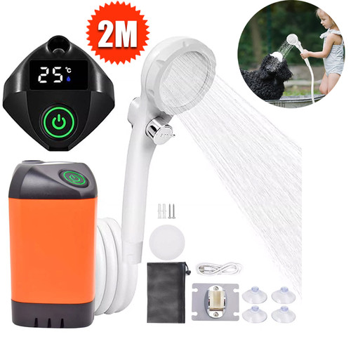 Tragbare campingdusche 4800mah - tragbare,