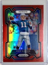 2023 Panini Prizm - Drew Bledsoe #203 Red Prizm - New England Patriots - QB NFL