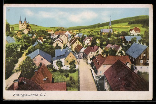 Ansichtskarte schirgiswalde - ansichtskarte,
