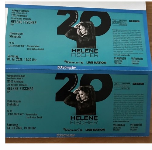 Helene fischer vip ticket - vip,