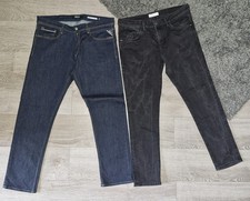 Jeans Set, Gr. 36 /32, Replay Grover Straight Fit, Tom Tailor Troy Slim