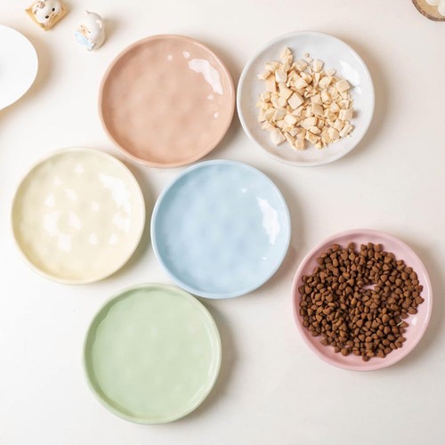 6er keramik katzennapf set - keramik,