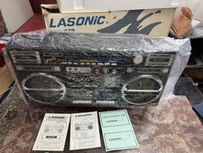Lasonic TRC-975 Big Double Cassette Recorder gebraucht mit Box