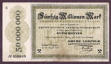 Notgeld 50 Millionen Mark