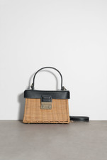 ZARA Tasche Rattan NEU