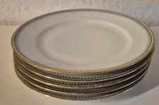 Johann Seltmann Vohenstrauß  Bavaria 5 Teller Goldrand Braunes Ornament