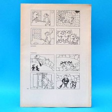 Original DDR-Comic-Druckbogen