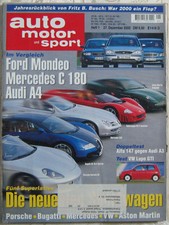 Ford Mondeo LUPO GTI Alfa 147 Audi A3 Mercedes C 180 Auto Motor und Sport 1 2000