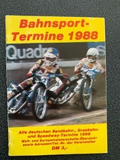 BAHNSPORT TERMINE 1988 Booklet