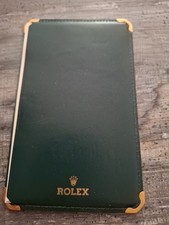 Rolex Leder Notizblock mit
