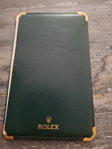Rolex leder notizblock mit - notizblock,