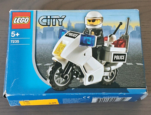 Lego city police motorcycle - city,