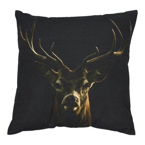 Kissen schwarz hirsch - kissen, mit