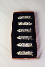 6 MESSERHALTER SILBER SILEA