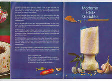 Rezept-Faltblatt Moderne