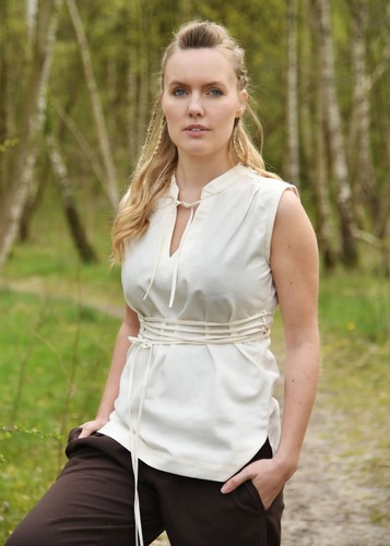 ärmellose mittelalter bluse - Ärmellose, mittelalter-bluse