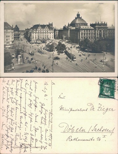 Ansichtskarte münchen - ansichtskarte,