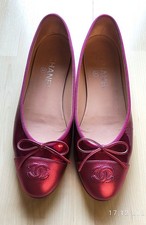 CHANEL Ballerina CC Logo  Rosa