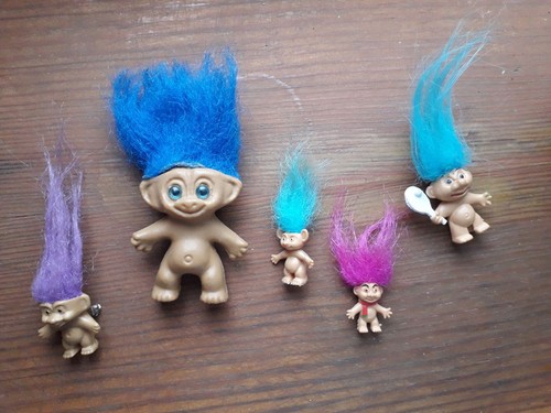Alte gebrauchte trollfiguren - 5,