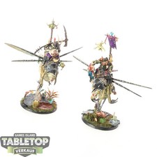 Maggotkin of Nurgle - 2x Lord of Afflictions - bemalt