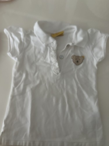 Steiff poloshirt weiß - *,