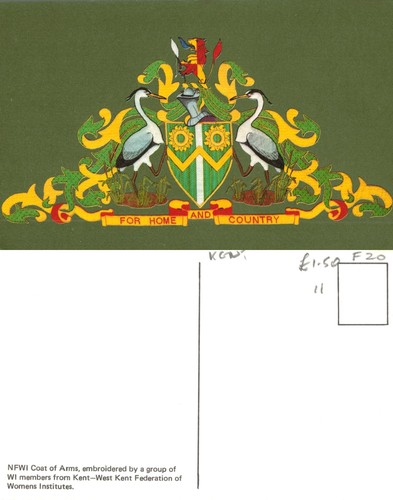 Alte postkarte nfwi wappen - postkarte,