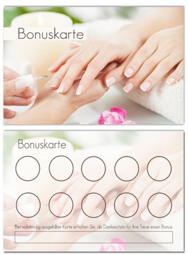 100 bonuskarten kundenkarten - 100,