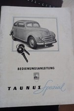 Ford Taunus Spezial,, Bedienungsanleitung 1950,  Deutsch