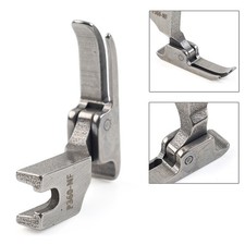 Aufklappbar Reißverschlussfuß für industrielle Nähmaschinen mit Nadeltransport