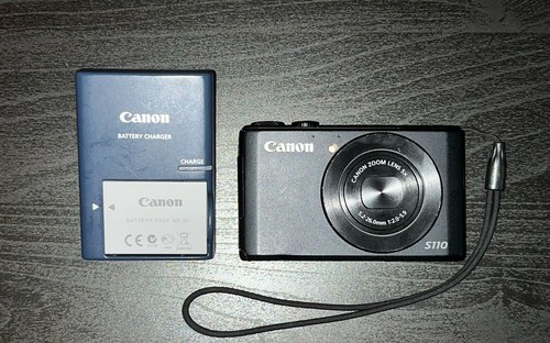 Canon powershot s110 - canon, black