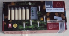 kabellos LED Christbaumkerzen 12 Stück Weihnachtsbaumkerzen NIKO Timer