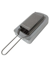 WMF Reibe Edelstahl Silber Praktisch Küchenreibe Käsereibe Gemüsereibe 19x12cm