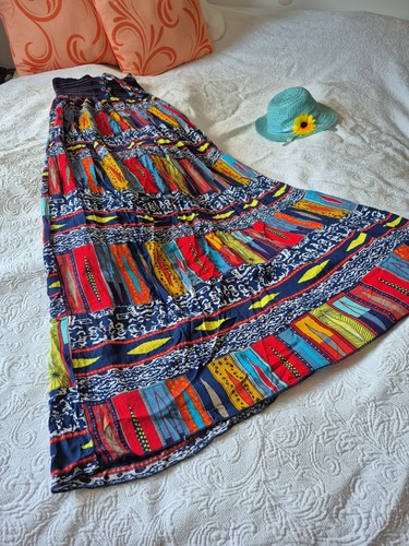 Boho maxirock mit - boho-maxirock, buntem