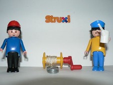 Carrera Struxi 2 Männchen Figur Baustelle mit Kanne und Winde  NEU