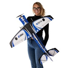 E-flite Flat Foamy 4-Site 3D FF 800mm RC Flugzeug BNF Smart Telemetrie