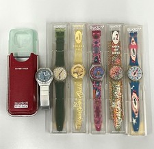 6 Swatch Armbanduhren aus