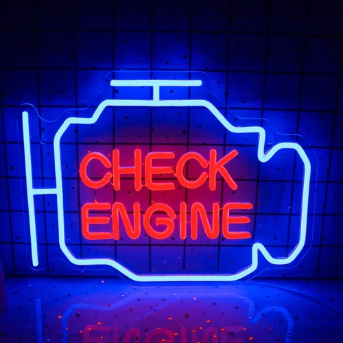 Neon check engine schild led - check,